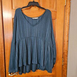 Babydoll Top-Plus Size